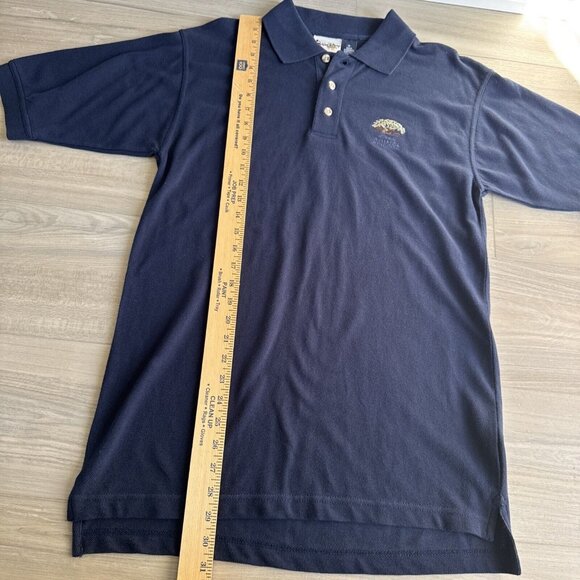 Disney Animal Kingdom Vintage Polo Shirt Mens Size SM Navy Blue Combed‎ Cotton - Picture 6 of 9